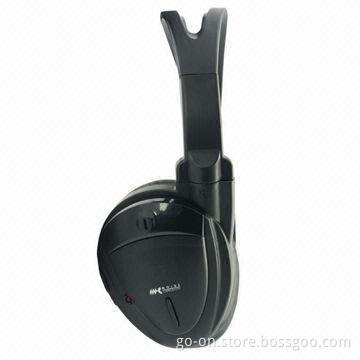 Busimess class airplane headset with dual plug adaptor and carrying case